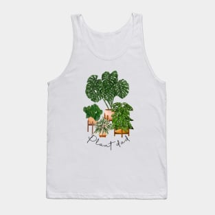 Plant Dad, House Plants Collection Illustration Tank Top